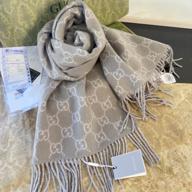 Gucci cashmere scarf 873731-2