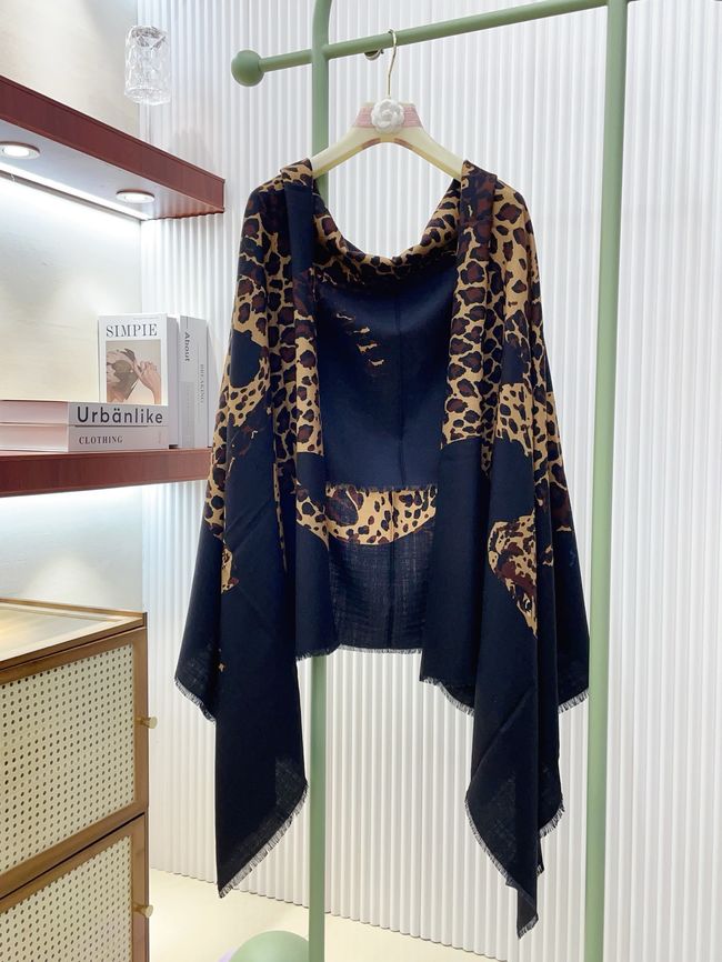 YSL Shawl Wool Silk and Cotton 873734-2 YSL Shawl Wool Silk and Cotton 873734-2