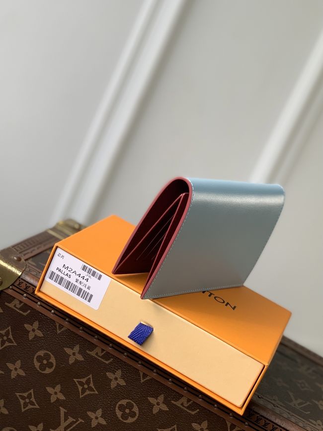 Louis Vuitton Passport Cover M2A444 light blue Louis Vuitton Passport Cover M2A444 light blue