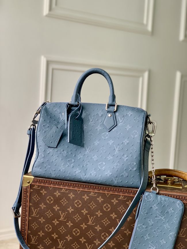 Louis Vuitton Runway Speedy P9 Bandouliere 30 M24425 blue Louis Vuitton Runway Speedy P9 Bandouliere 30 M24425 blue