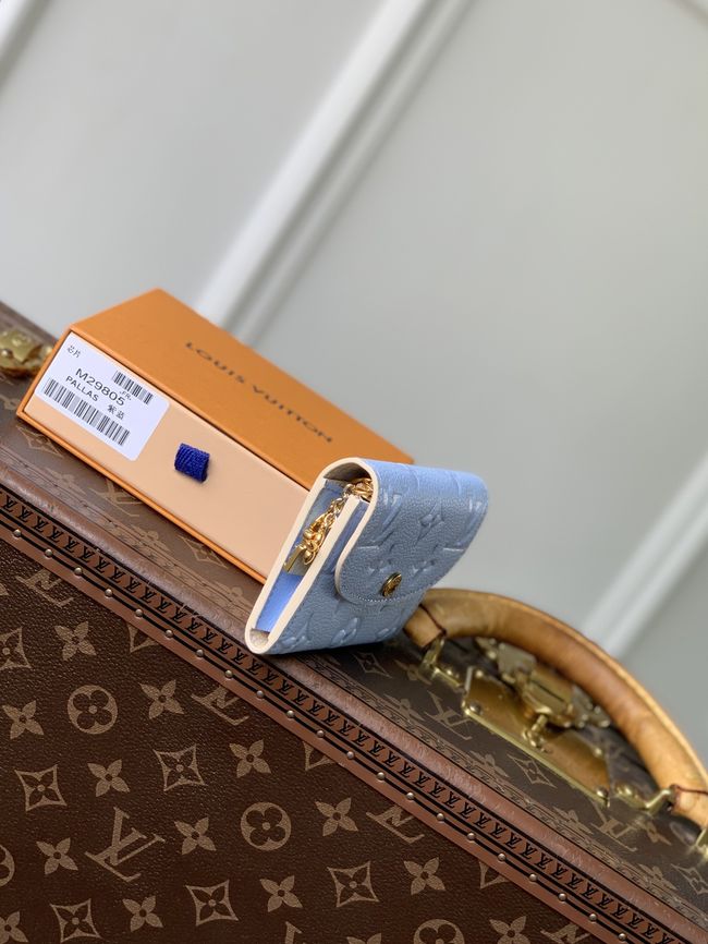 Louis Vuitton Rosalie Coin Purse M29796 Bleu Iris Louis Vuitton Rosalie Coin Purse M29796 Bleu Iris