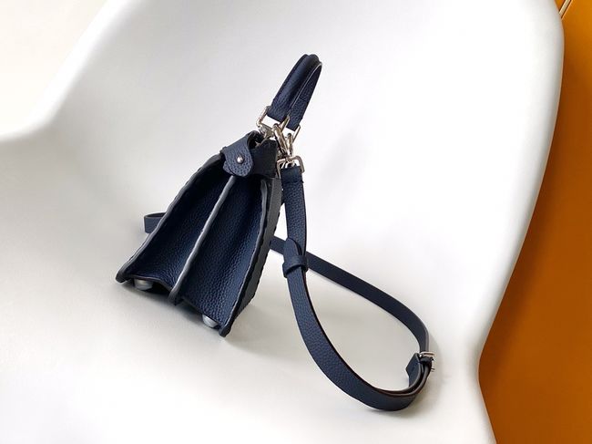 FENDI Peekaboo ISeeU Petite bag 8BN335A dark blue FENDI Peekaboo ISeeU Petite bag 8BN335A dark blue