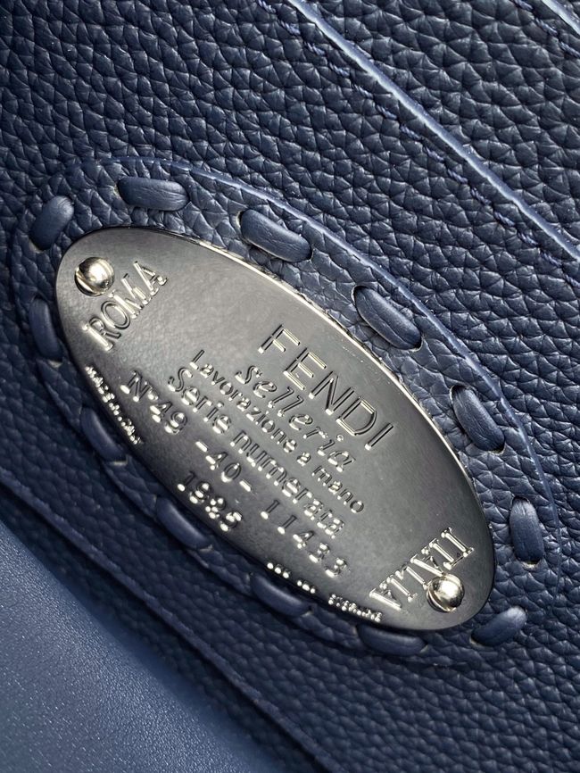 FENDI Peekaboo ISeeU Petite bag 8BN335A dark blue FENDI Peekaboo ISeeU Petite bag 8BN335A dark blue