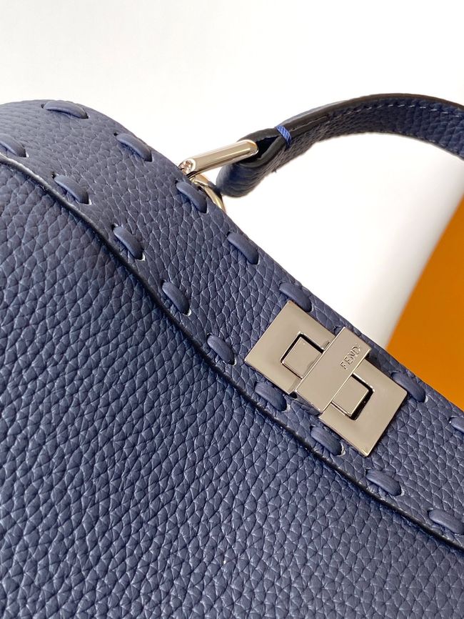 FENDI Peekaboo ISeeU Petite bag 8BN335A dark blue FENDI Peekaboo ISeeU Petite bag 8BN335A dark blue