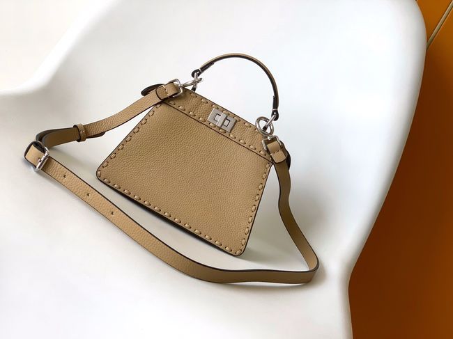 FENDI Peekaboo ISeeU Petite bag 8BN335A Apricot FENDI Peekaboo ISeeU Petite bag 8BN335A Apricot