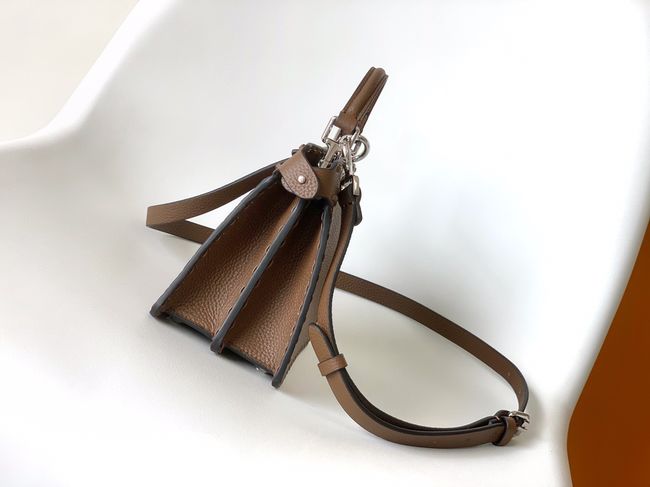 FENDI Peekaboo ISeeU Petite bag 8BN335A dark brown FENDI Peekaboo ISeeU Petite bag 8BN335A dark brown