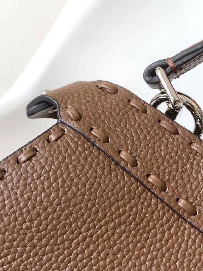 FENDI Peekaboo ISeeU Petite bag 8BN335A dark brown FENDI Peekaboo ISeeU Petite bag 8BN335A dark brown