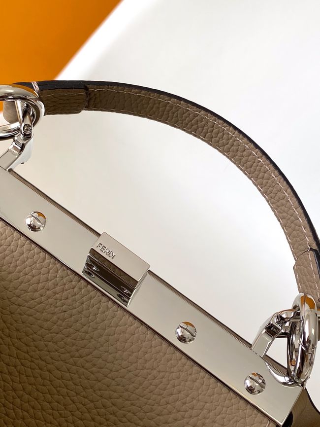 FENDI Peekaboo ISeeU Petite bag 8BN335A gray FENDI Peekaboo ISeeU Petite bag 8BN335A gray