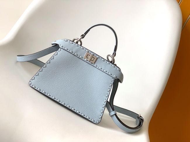 FENDI Peekaboo ISeeU Petite bag 8BN335A light blue FENDI Peekaboo ISeeU Petite bag 8BN335A light blue