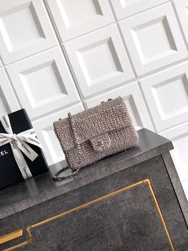 Chanel Small Flap Bag 6171 gray