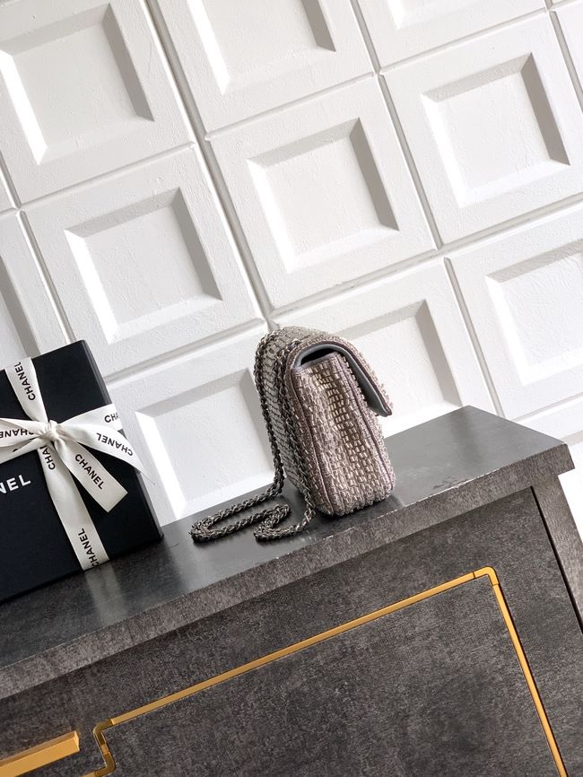 Chanel Small Flap Bag 6171 gray Chanel Small Flap Bag 6171 gray