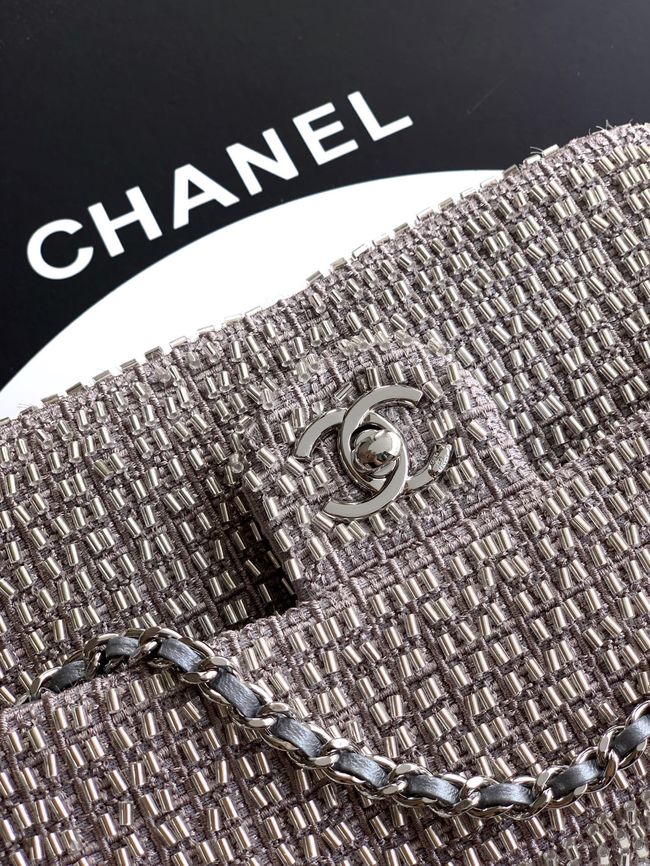 Chanel Small Flap Bag 6171 gray Chanel Small Flap Bag 6171 gray