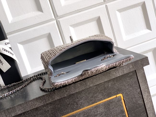 Chanel Small Flap Bag 6171 gray Chanel Small Flap Bag 6171 gray