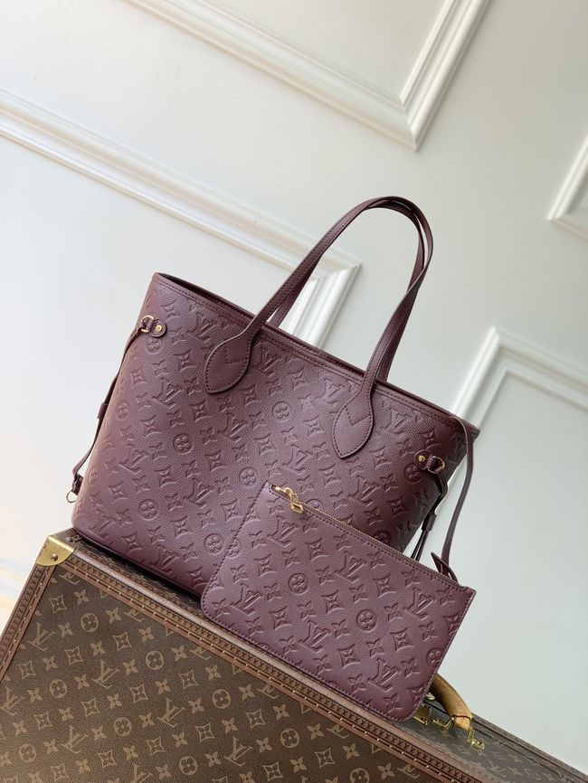 Louis Vuitton New Neverfull MM M2A398 Grenat Louis Vuitton New Neverfull MM M2A398 Grenat