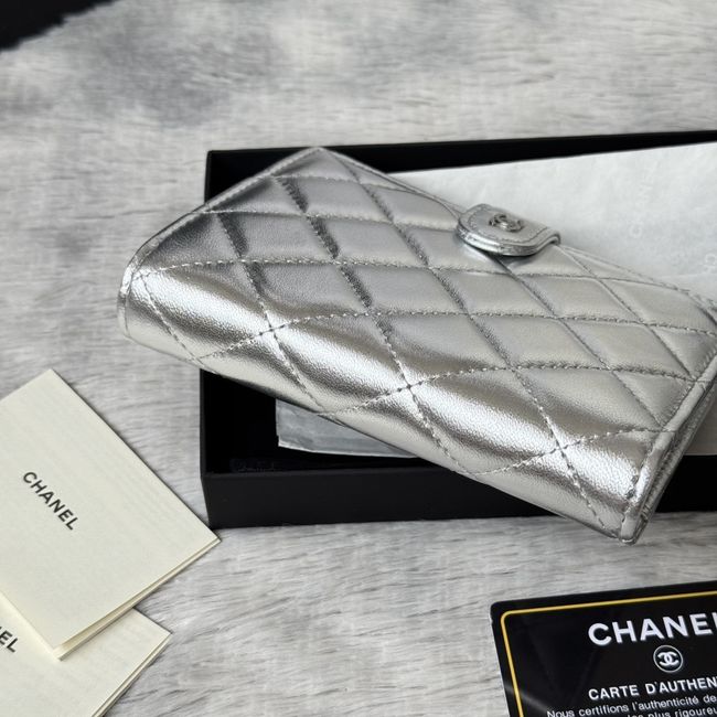 Chanel Passport Holder AP3196 Silvery Chanel Passport Holder AP3196 Silvery