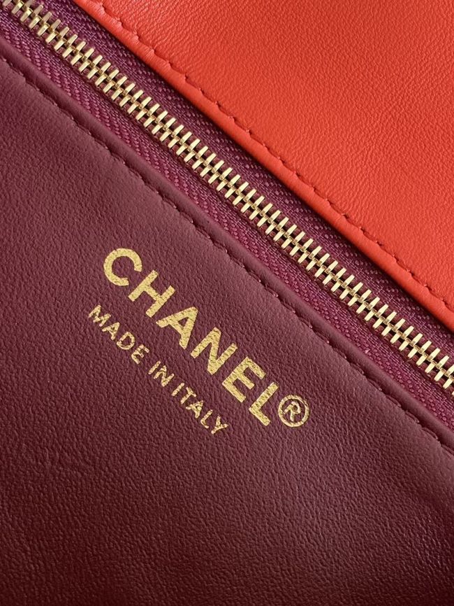 Chanel Small Flap Bag Lambskin AS6430 red