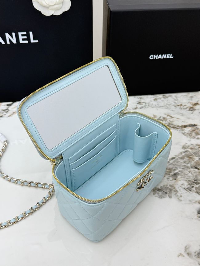 Chanel Vanity with Chain AP5182 light blue