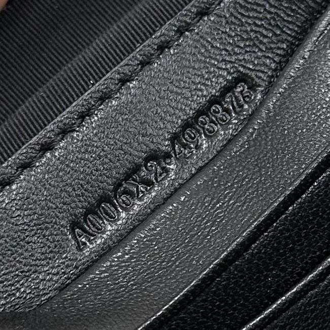 Gucci GG Marmont pouch with strap A006X2 black Gucci GG Marmont pouch with strap A006X2 black