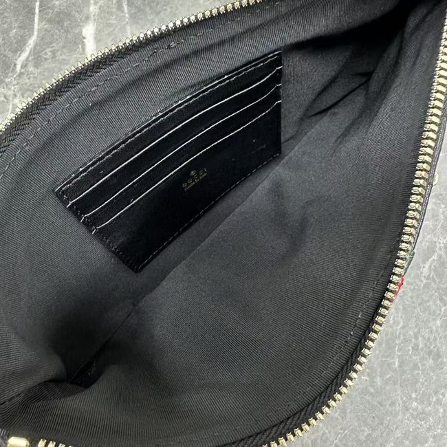 Gucci GG Marmont pouch with strap A006X2 black Gucci GG Marmont pouch with strap A006X2 black