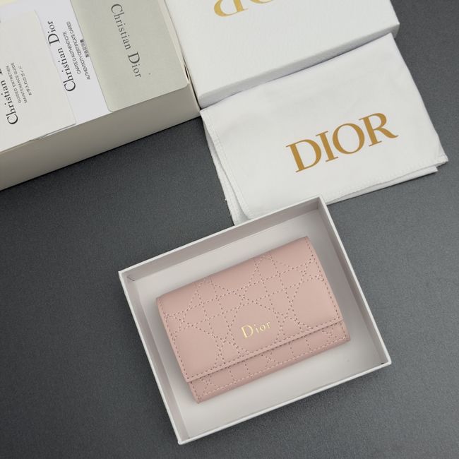 Lady Dior Dahlia Wallet S4602 pink Lady Dior Dahlia Wallet S4602 pink