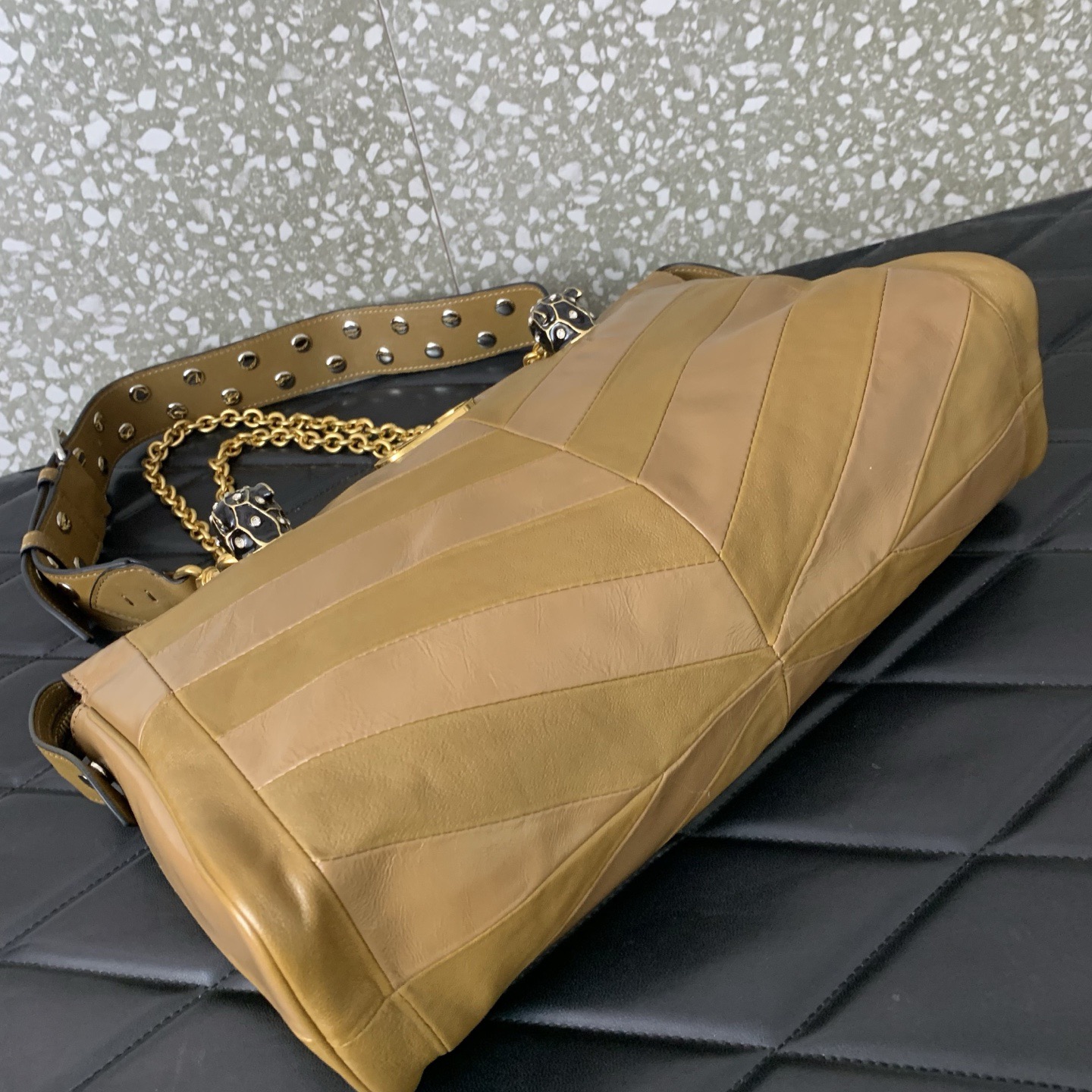 VALENTINO PANTHEA lambskin bag WB0S70 camel VALENTINO PANTHEA lambskin bag WB0S70 camel