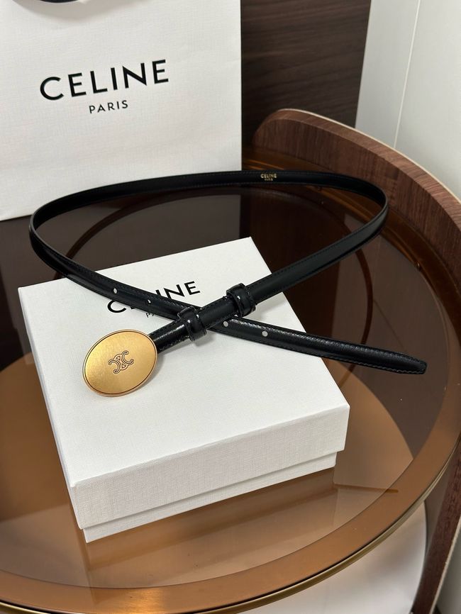 Celine Ellipse Belt 13 IN Taurillon Leather B10673 BLACK Celine Ellipse Belt 13 IN Taurillon Leather B10673 BLACK