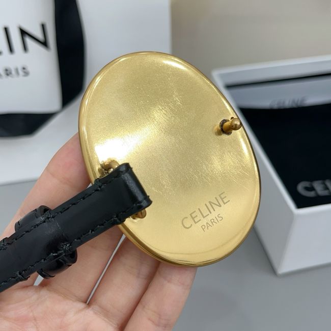 Celine LITTLE MAISON CELINE BELT IN TAURILLON LEATHER 18MM  HO5705