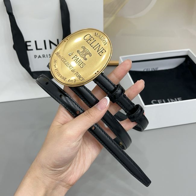 Celine LITTLE MAISON CELINE BELT IN TAURILLON LEATHER 18MM  HO5705