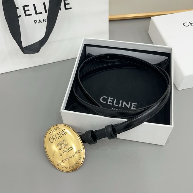 Celine LITTLE MAISON CELINE BELT IN TAURILLON LEATHER 18MM  HO5705