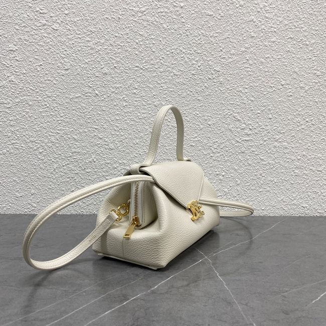 CELINE FLAIR IN GRAINED CALFSKIN L10BF5 CREAMY WHITE CELINE FLAIR IN GRAINED CALFSKIN L10BF5 CREAMY WHITE
