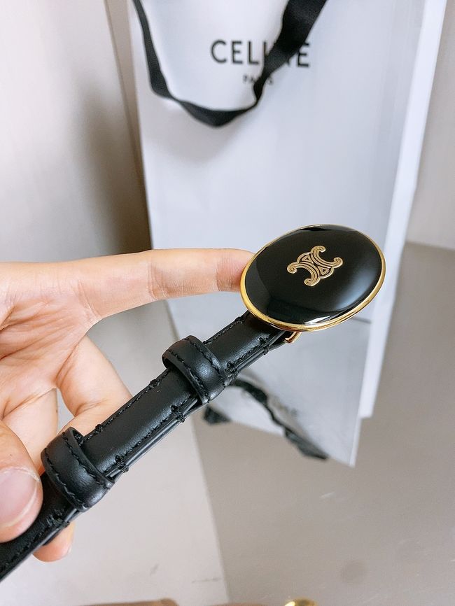 Celine ELLIPSE Belt 13 IN TAURILLON LEATHER WITH ENAMELLED BUCKLE P5706 black Celine ELLIPSE Belt 13 IN TAURILLON LEATHER WITH ENAMELLED BUCKLE P5706 black