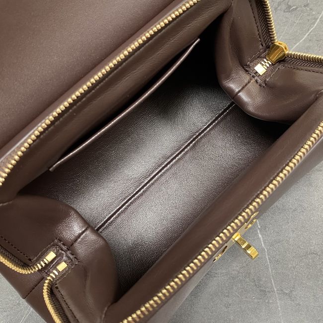 CELINE FLAIR IN GRAINED CALFSKIN L10BF5 CREAMY CHESTNUT CELINE FLAIR IN GRAINED CALFSKIN L10BF5 CREAMY CHESTNUT