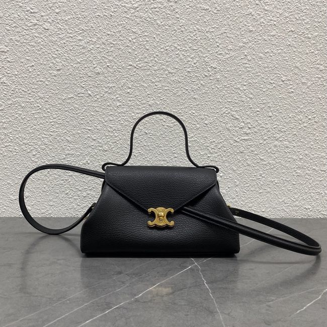 CELINE FLAIR IN GRAINED CALFSKIN L10BF5 CREAMY black CELINE FLAIR IN GRAINED CALFSKIN L10BF5 CREAMY black