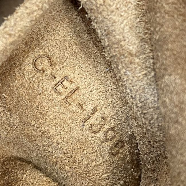 CELINE FLAIR IN GRAINED CALFSKIN L10BF5 Suede CREAMY & black CELINE FLAIR IN GRAINED CALFSKIN L10BF5 Suede CREAMY & black