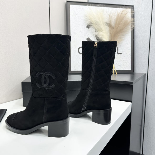 Chanel Mid-Calf Boots Suede 95409-2