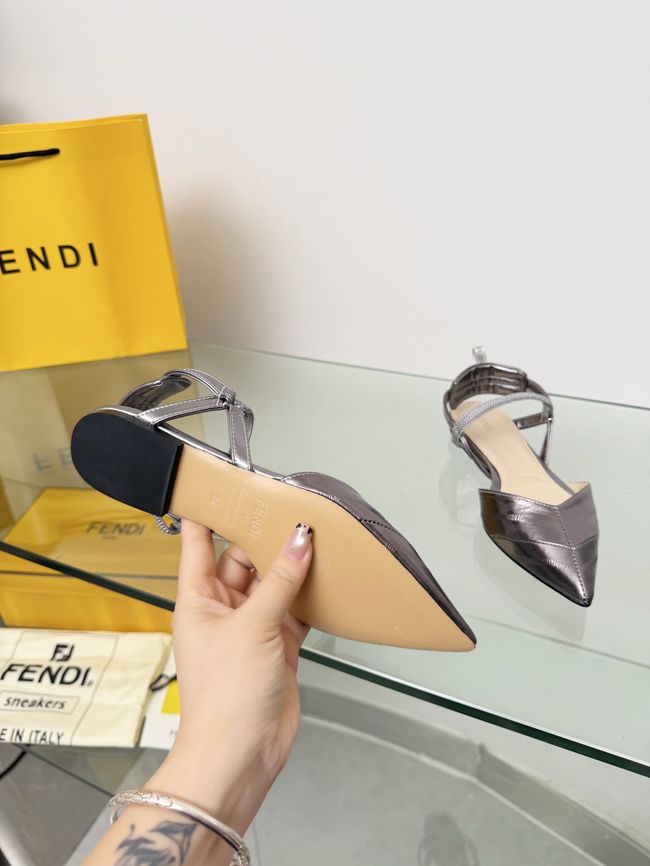 Fendi WOMENS SANDAL slingback Colibri Lite 8J8559-1