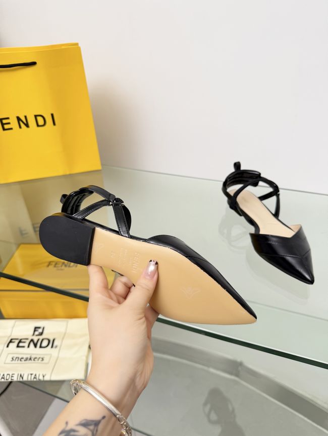 Fendi WOMENS SANDAL slingback Colibri Lite 8J8559-6