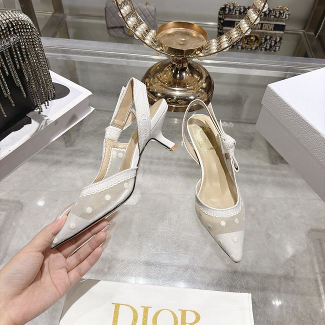 JAdior Slingback Pump Embroidered Plumetis CV642-2