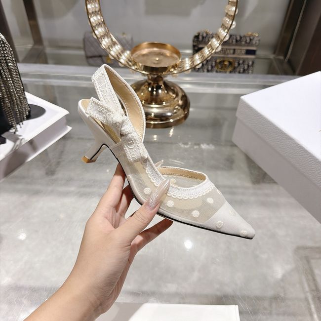 JAdior Slingback Pump Embroidered Plumetis CV642-2