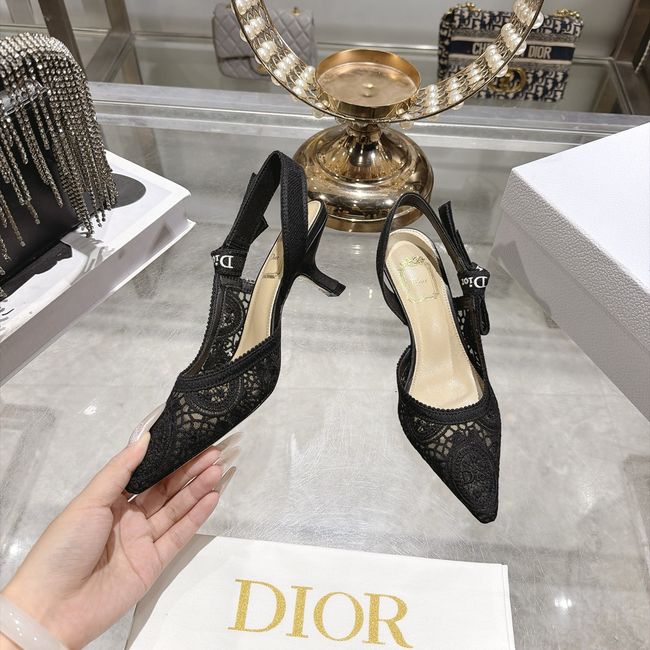JAdior Slingback Pump Embroidered Plumetis CV642-3