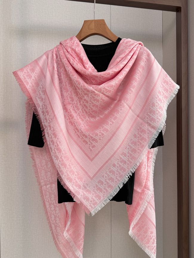 Dior Oblique Shawl Wool and Silk Jacquard I1058-1 Dior Oblique Shawl Wool and Silk Jacquard I1058-1