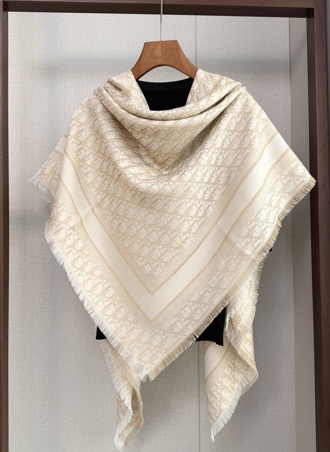 Dior Oblique Shawl Wool and Silk Jacquard I1058-10 Dior Oblique Shawl Wool and Silk Jacquard I1058-10