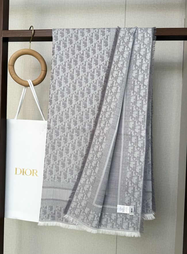 Dior Oblique Shawl Wool and Silk Jacquard I1058-2