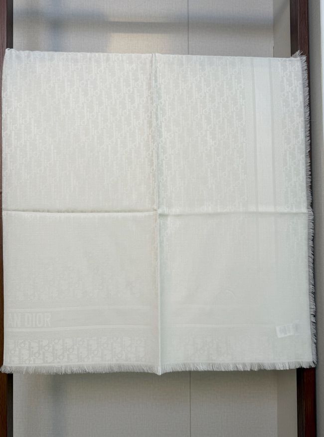 Dior Oblique Shawl Wool and Silk Jacquard I1058-6 Dior Oblique Shawl Wool and Silk Jacquard I1058-6