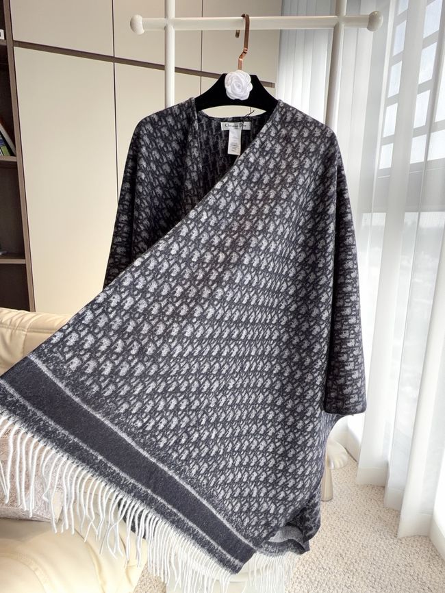 Dior Oblique Shawl Wool and Silk Jacquard I1059 Dior Oblique Shawl Wool and Silk Jacquard I1059