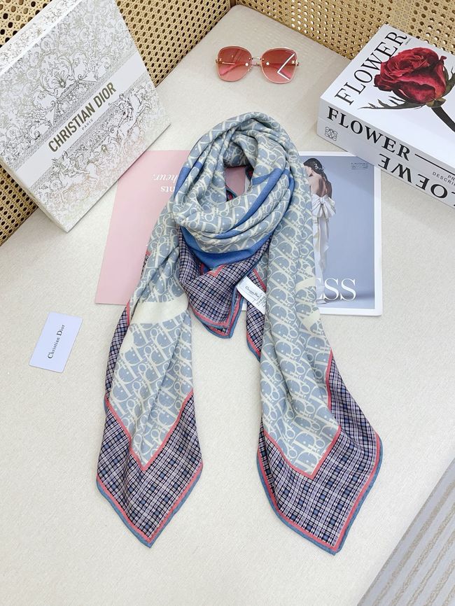 Dior Oblique Shawl Wool and Silk Jacquard I1060-2 Dior Oblique Shawl Wool and Silk Jacquard I1060-2