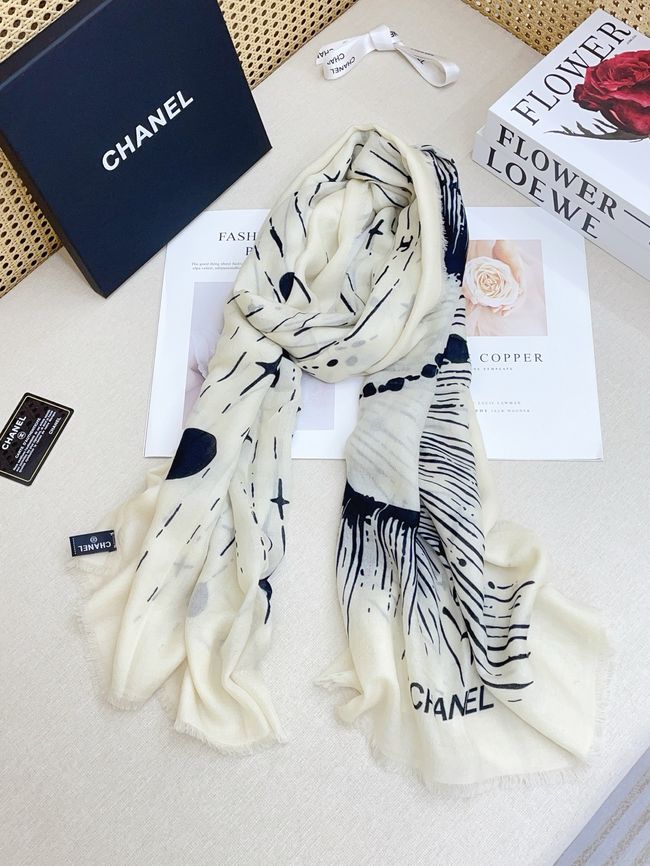 Chanel cashmere scarf AAC489-2 Chanel cashmere scarf AAC489-2
