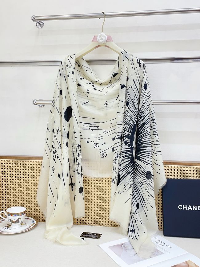 Chanel cashmere scarf AAC489-2 Chanel cashmere scarf AAC489-2