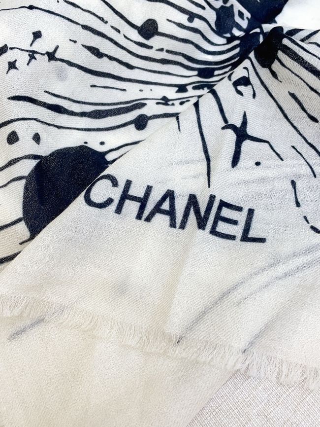 Chanel cashmere scarf AAC489-2 Chanel cashmere scarf AAC489-2