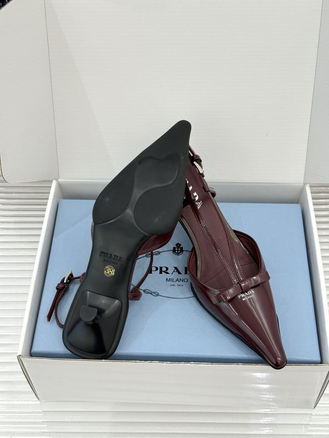 Prada Brushed leather slingback pumps 1I701O-6